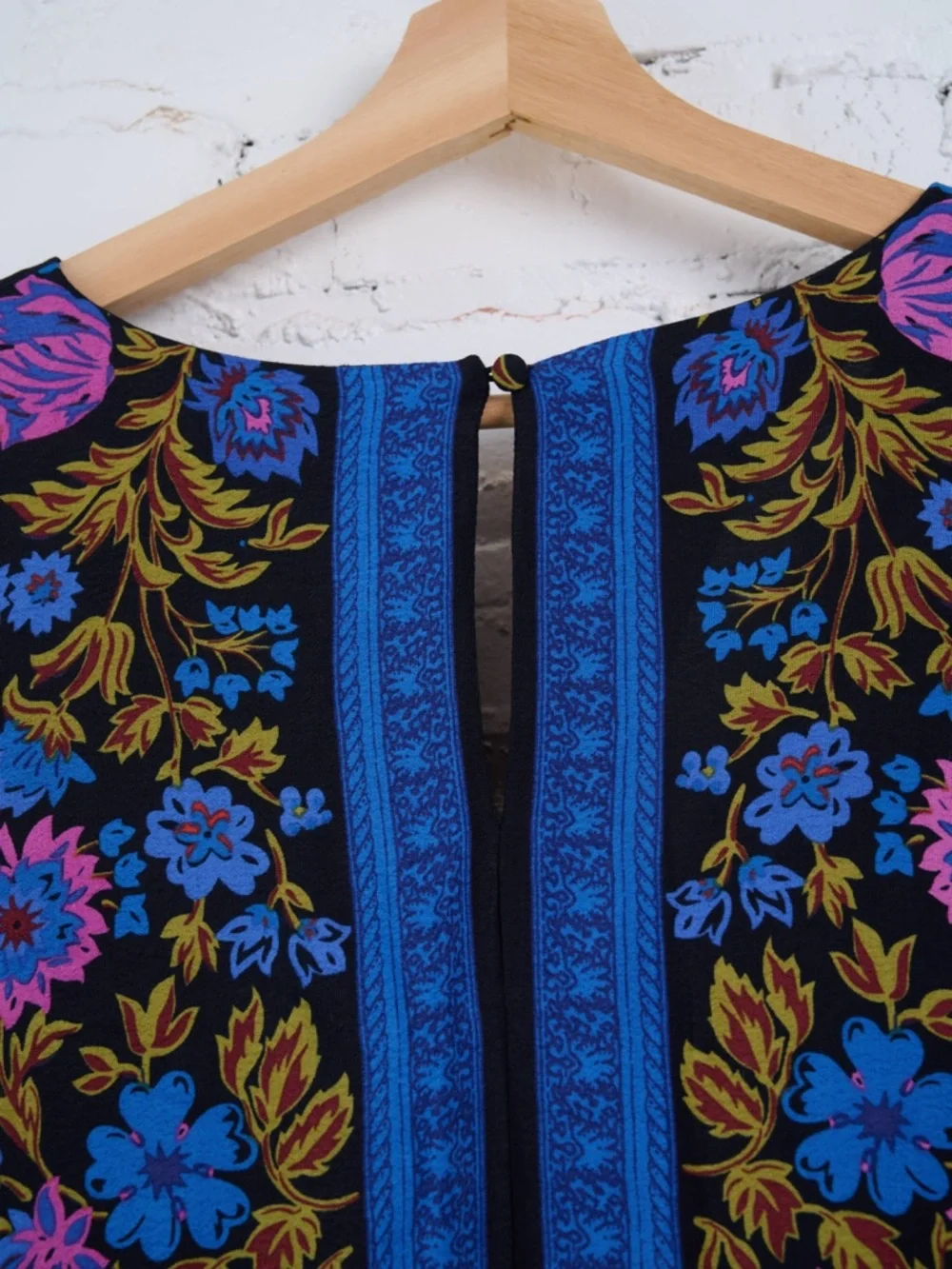 Anthropologie ett:TWA Scarf-printed Jumpsuit sz 4 PETITE - Picture 6 of 14